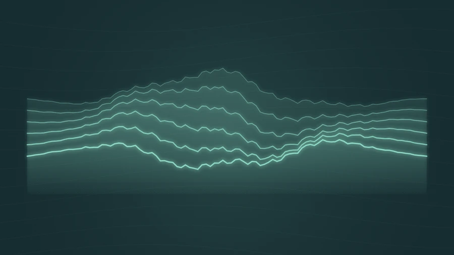 Aurora Waves visualizer preview