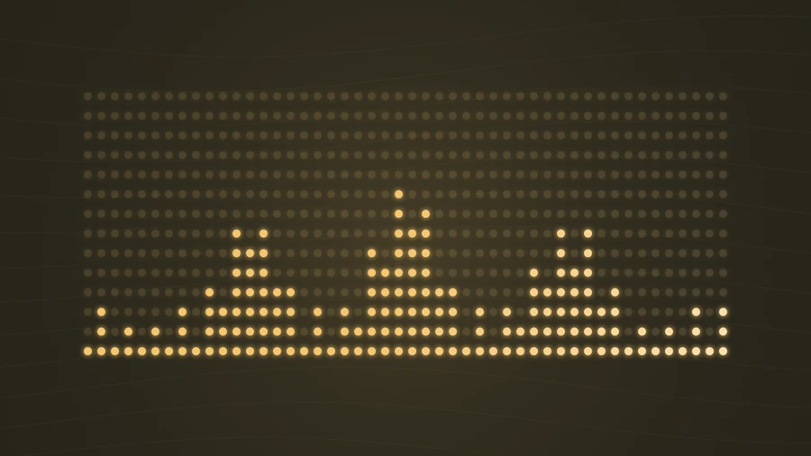 Dot Matrix visualizer preview
