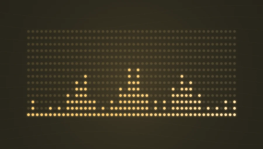 Dot Matrix visual style preview